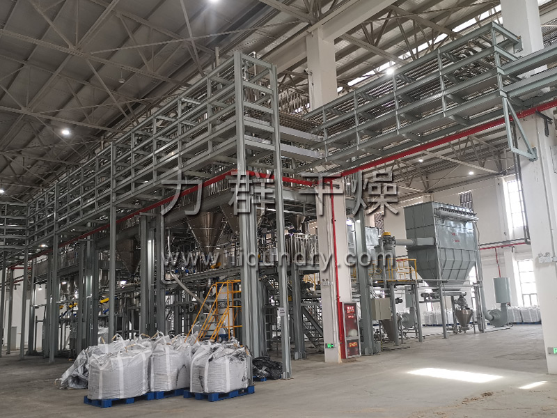 閃蒸干燥機(jī)客戶(hù)應(yīng)用現(xiàn)場(chǎng)